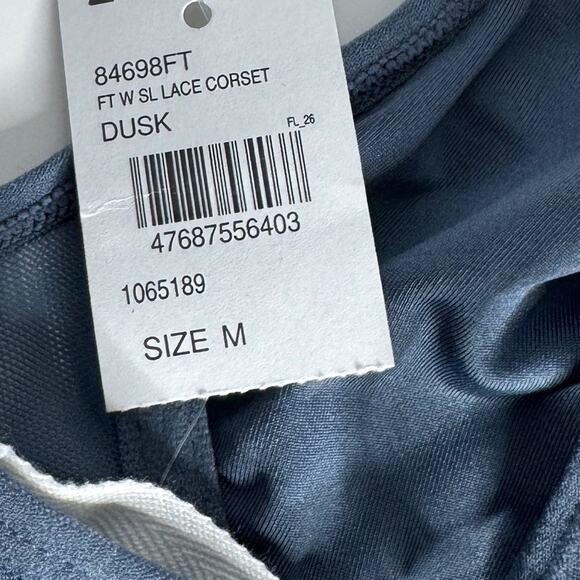 Full Tilt‎ Lace Corset in Dusk Gray Womens Size Medium New NWT - Picture 5 of 7